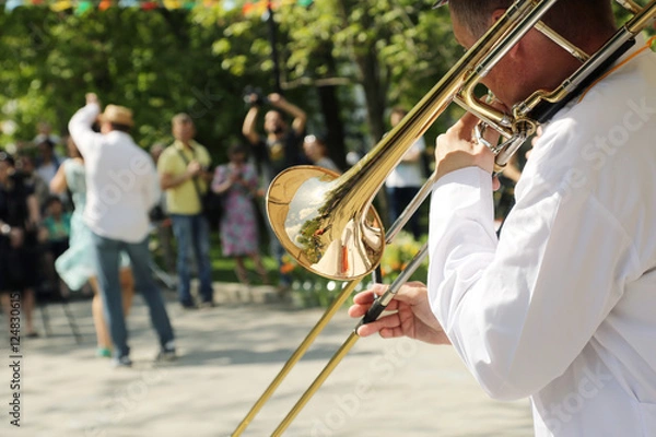 Fototapeta Występ zespołu jazzowego
