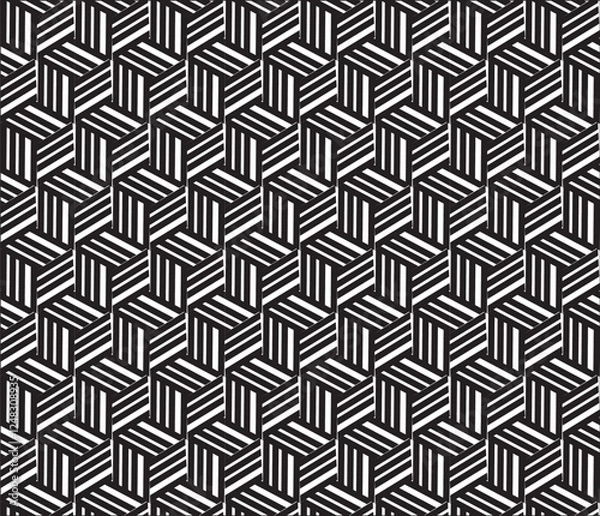 Fototapeta abstract geometric seamless pattern