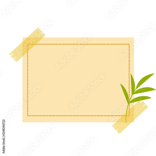 Obraz Memo with Leaf Decoration