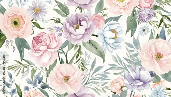 Fototapeta Floral Pattern