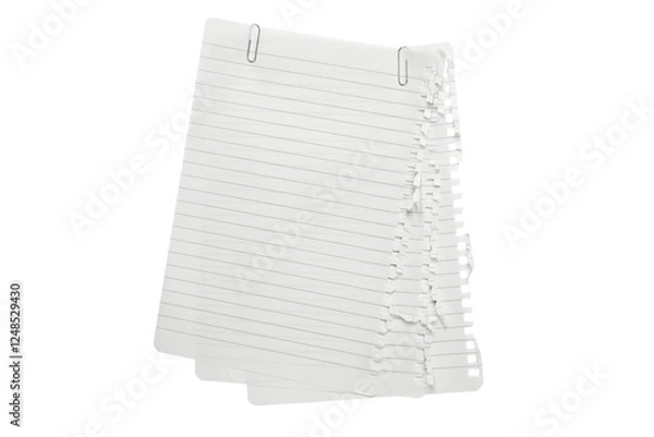 Obraz The  isolated sheet of paper