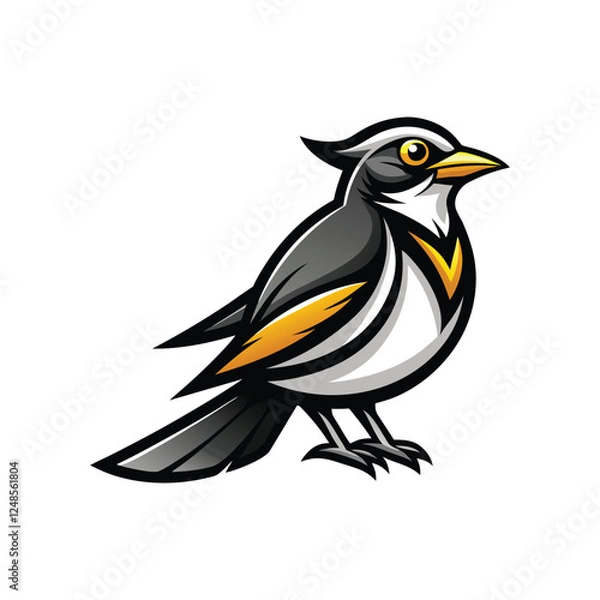 Fototapeta bird on a branch