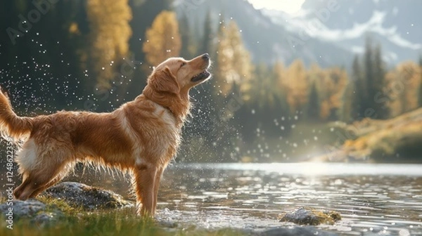 Fototapeta Lakeside shake