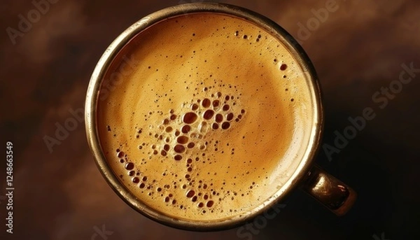 Fototapeta Crema Bubbles Espresso Macro Shot