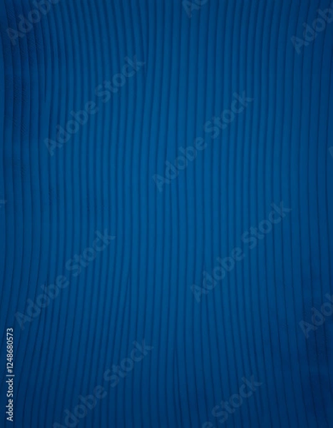 Fototapeta grooved and solid textured grained fabric background close-up for rough background or dark blue wallpaper, hand-drawn digital illustration. with white shades