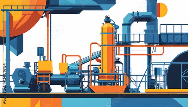 Obraz construction repair tool icon illustration