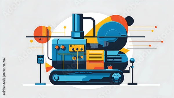 Obraz construction repair tool icon illustration