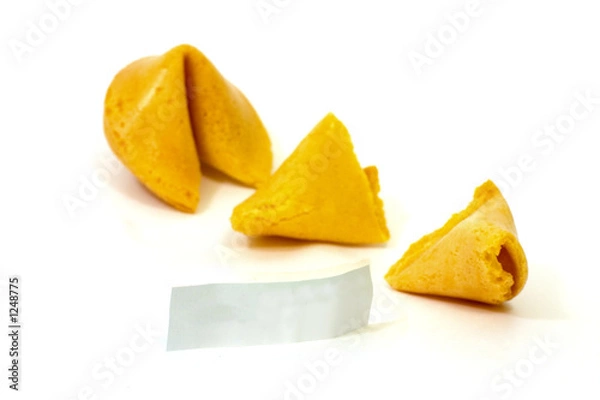 Fototapeta fortune cookie opened 1