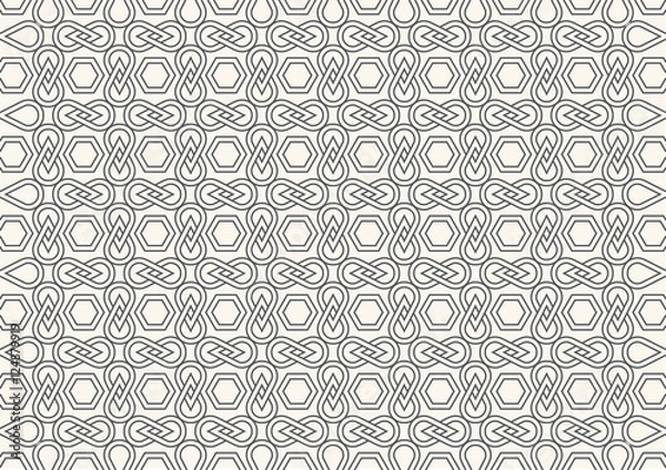 Obraz Abstract Ethnic Seamless Geometric Pattern Vector Illustration