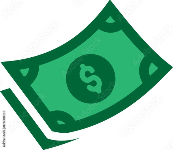 Obraz vector illustration dollar 