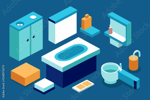Fototapeta set of icons for web and mobile phone