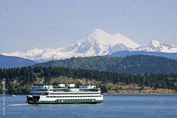 Obraz mt-baker n ferry