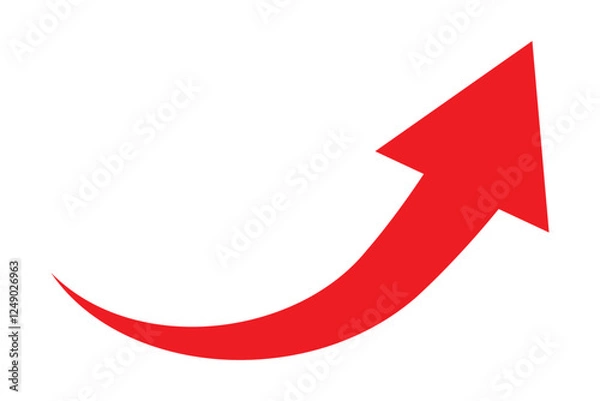 Fototapeta icon for your web site design, logo, app, UI. arrow indicated the direction symbol. curved arrow sign.