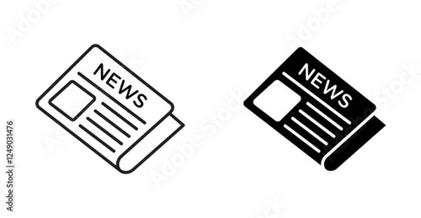 Obraz Newspaper icon