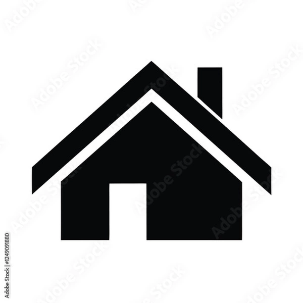 Fototapeta house icon vector illustration