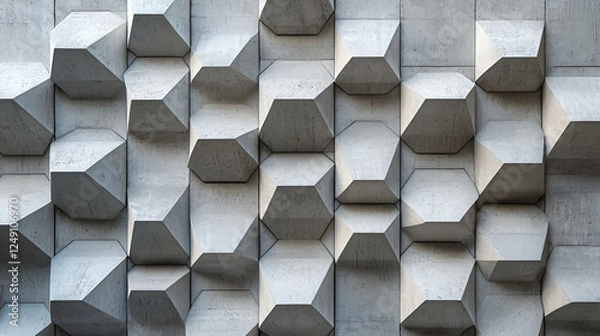 Obraz abstract background of metal cubes