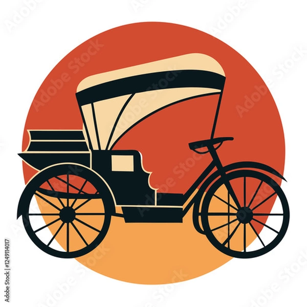 Fototapeta vintage car vector