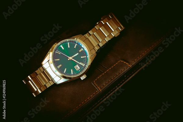 Obraz expensive watches are in the watch box