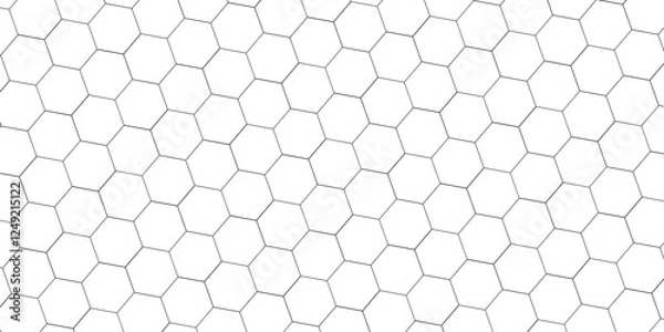 Fototapeta Polygon white background
