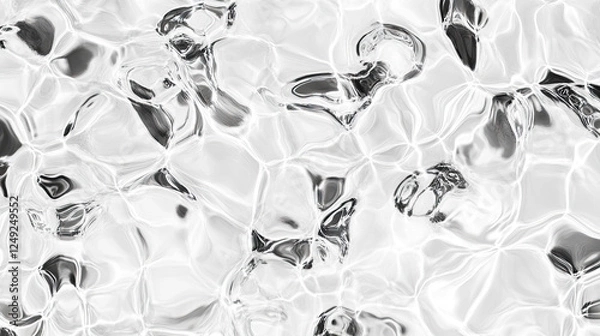 Obraz Abstract water ripple background with reflective distortion effect.