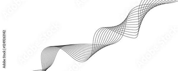 Fototapeta abstract wave background