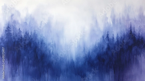 Fototapeta Colorful abstract background with soft shades of blue, purple, and pink blending together in a harmonious display of artistic expression