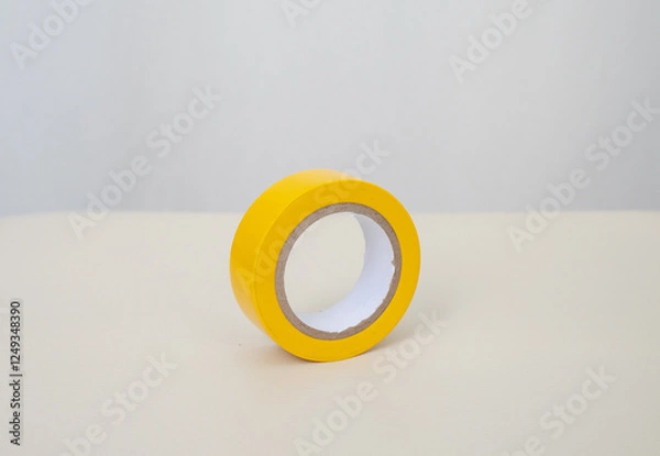 Obraz Sticky electrical tape, construction mounting tape.