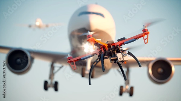 Fototapeta Danger Drone