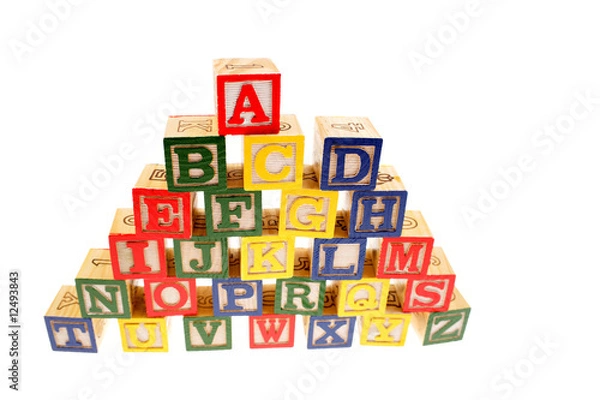 Obraz Alphabet learning blocks