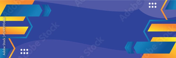 Obraz Design Background Abstract Blue Vector