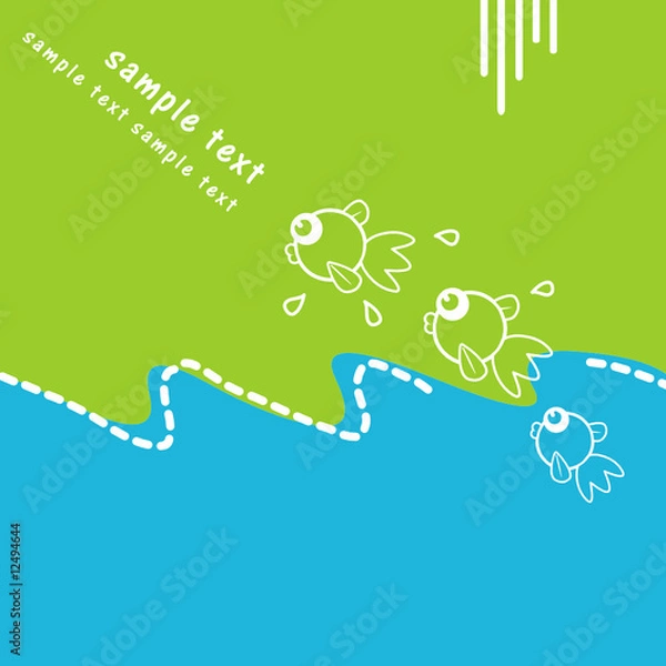 Obraz Reaching Out From Underwater