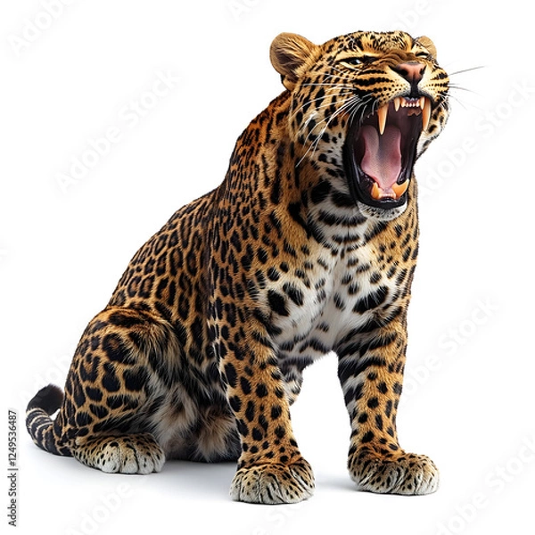 Fototapeta portrait of a leopard