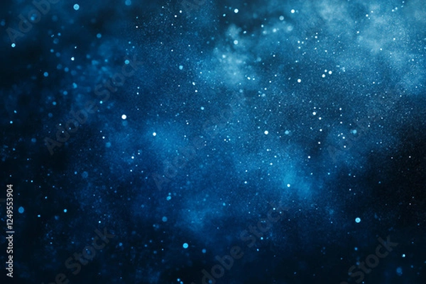 Fototapeta Abstract blue background composition made ai generative concept