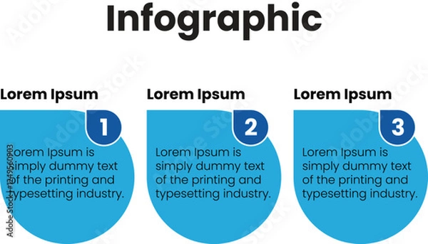Obraz Modern Business Infographic Templates for Presentations