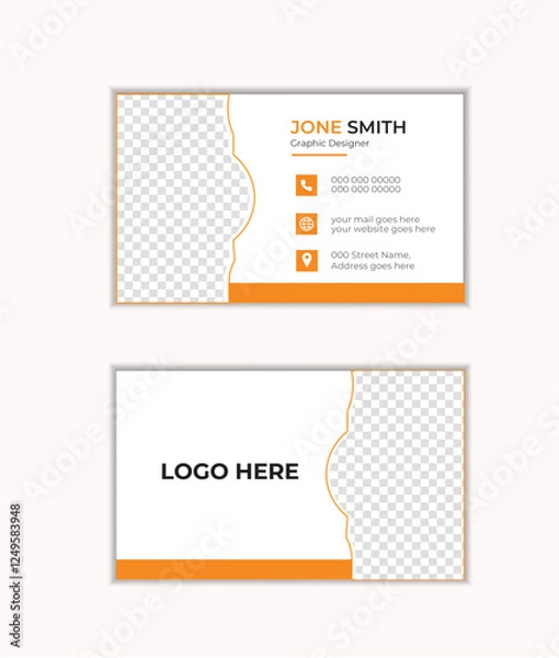Fototapeta Simple Business Card Design