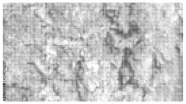 Fototapeta Creative texture halftone vector template.