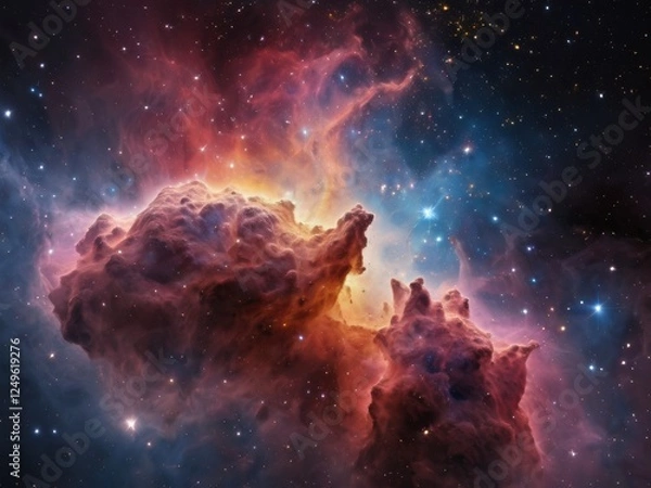 Obraz strange nebula in space