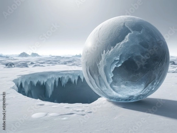 Obraz ice globe