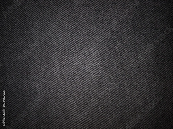 Obraz Black fabric texture background