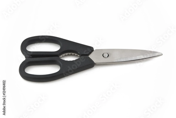 Obraz black and silver scizzors (closed)