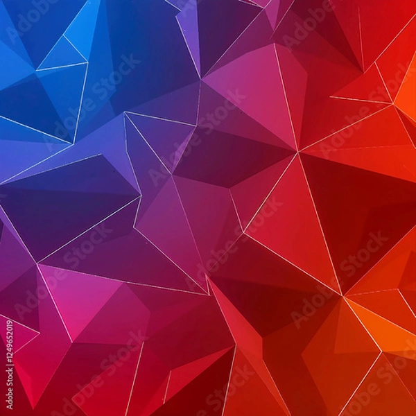 Fototapeta abstract triangle background