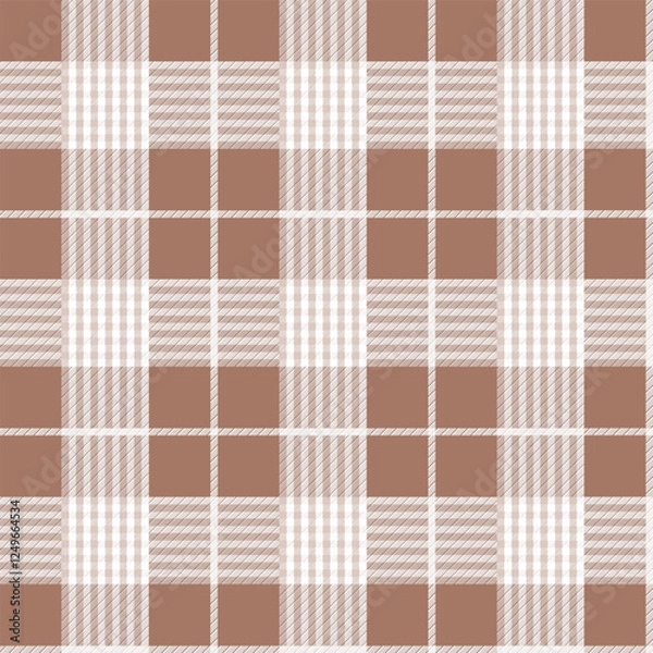 Obraz Abstract Check Plaid Pattern Traditional Scottish Woven Fabric. Lumberjack Shirt Flannel Textile. Pattern Tile Swatch Included. seamless plaid pattern. pantone color 2025