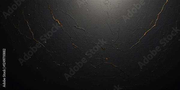 Fototapeta matte black and gold gradient texture with subtle velvety grain, elegant and premium abstract background for luxury branding and high-end design