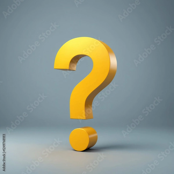 Fototapeta 3d question mark
