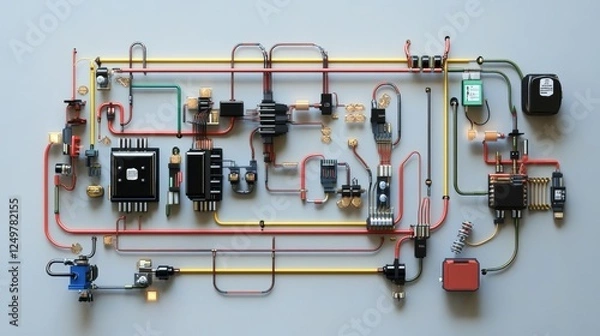 Fototapeta series and parallel circuits diagram