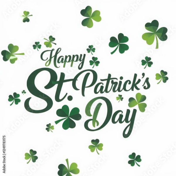 Fototapeta Happy saint patricks day vector design
