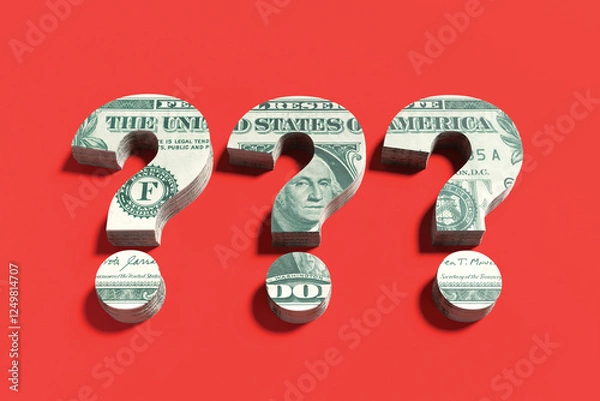 Obraz  Economic Worries, Questions and Doubts.