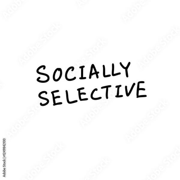 Obraz Socially Selective