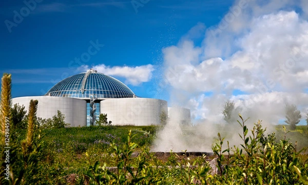 Obraz Perlan i mały gejzer
