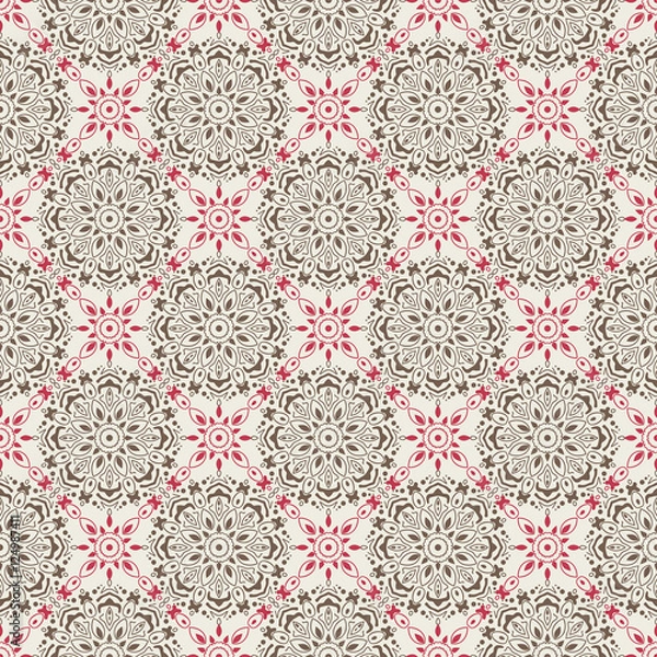 Fototapeta Arabic, islamic, indian seamless pattern